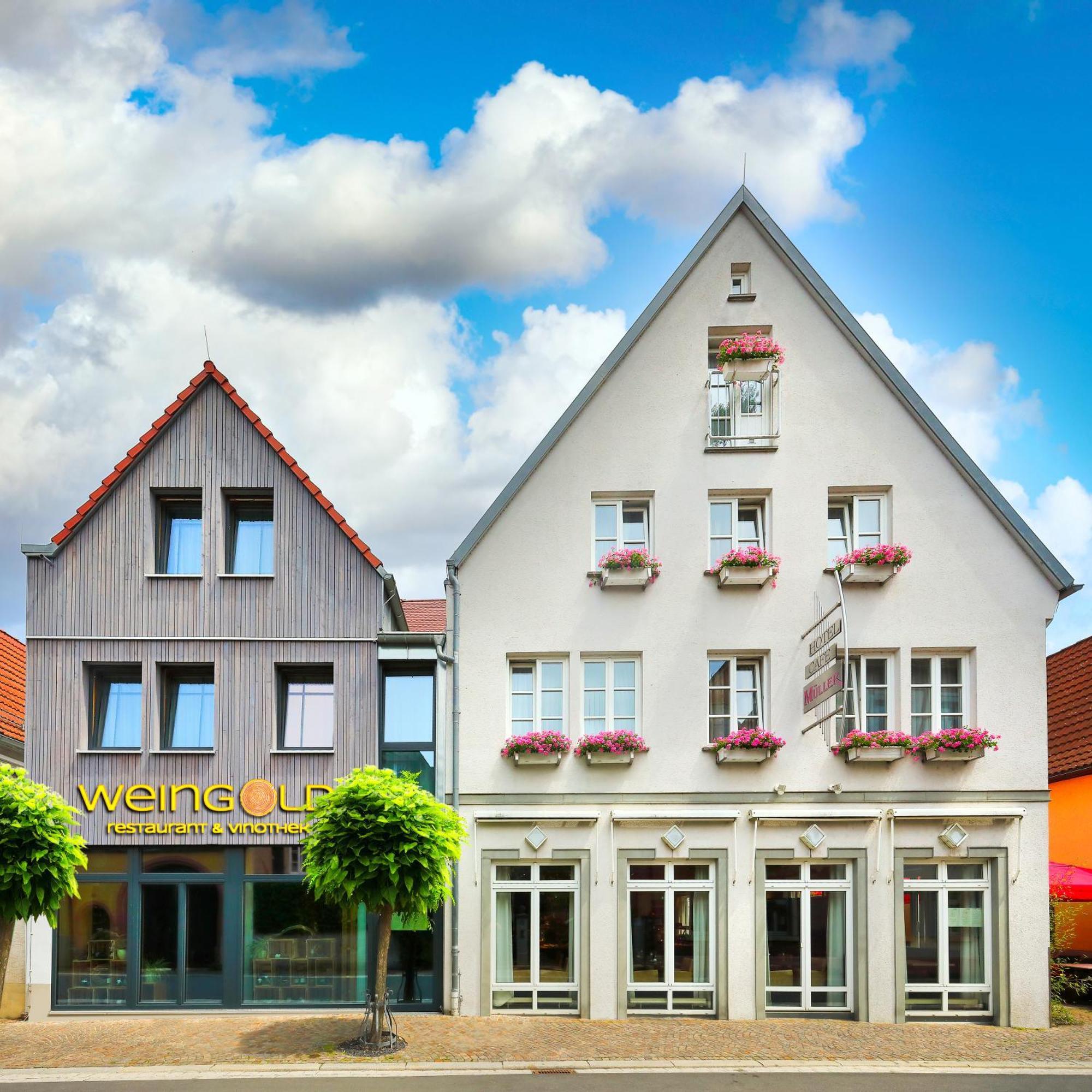 Hotel Müller Café&Wein - Mondholzhotel Veitshöchheim Extérieur photo